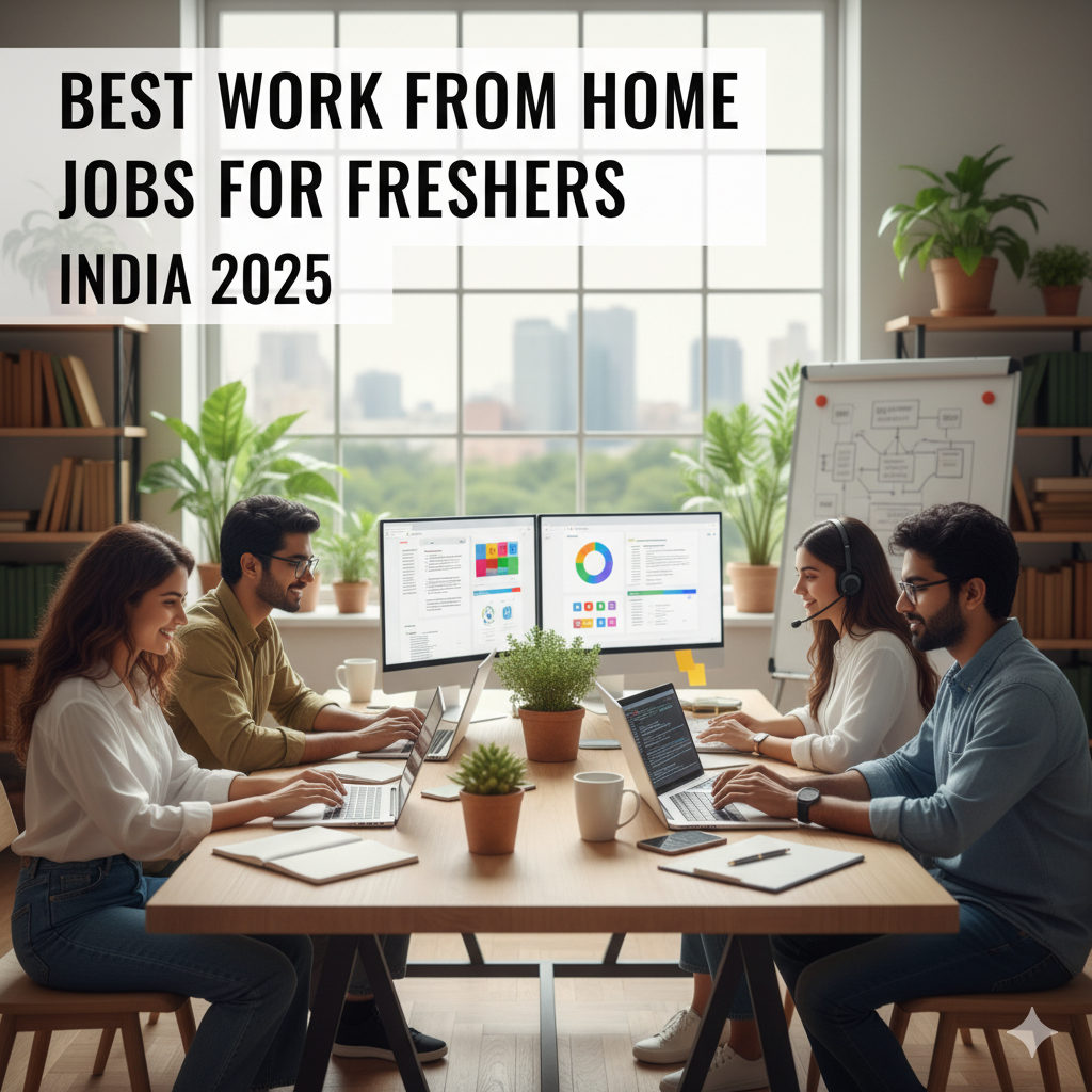 Best Work From Home Jobs for Freshers in India 2025