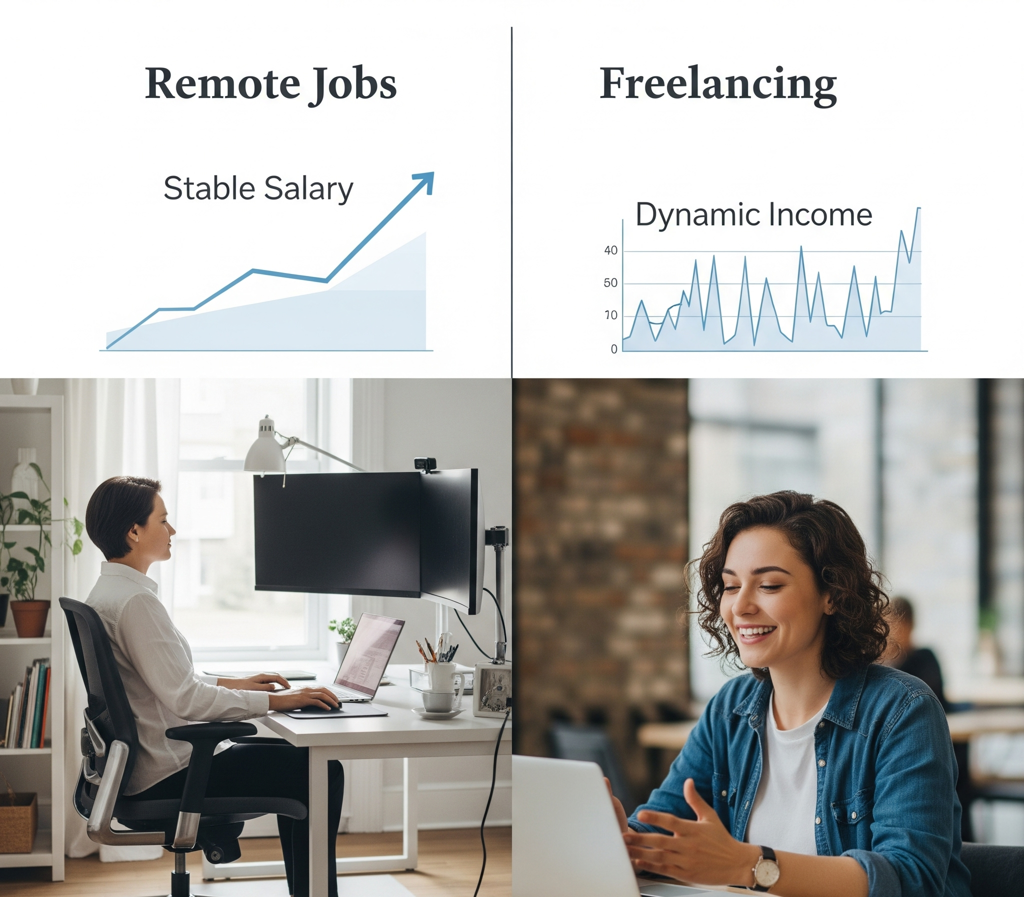 Remote Jobs vs. Freelancing: Which Pays More?