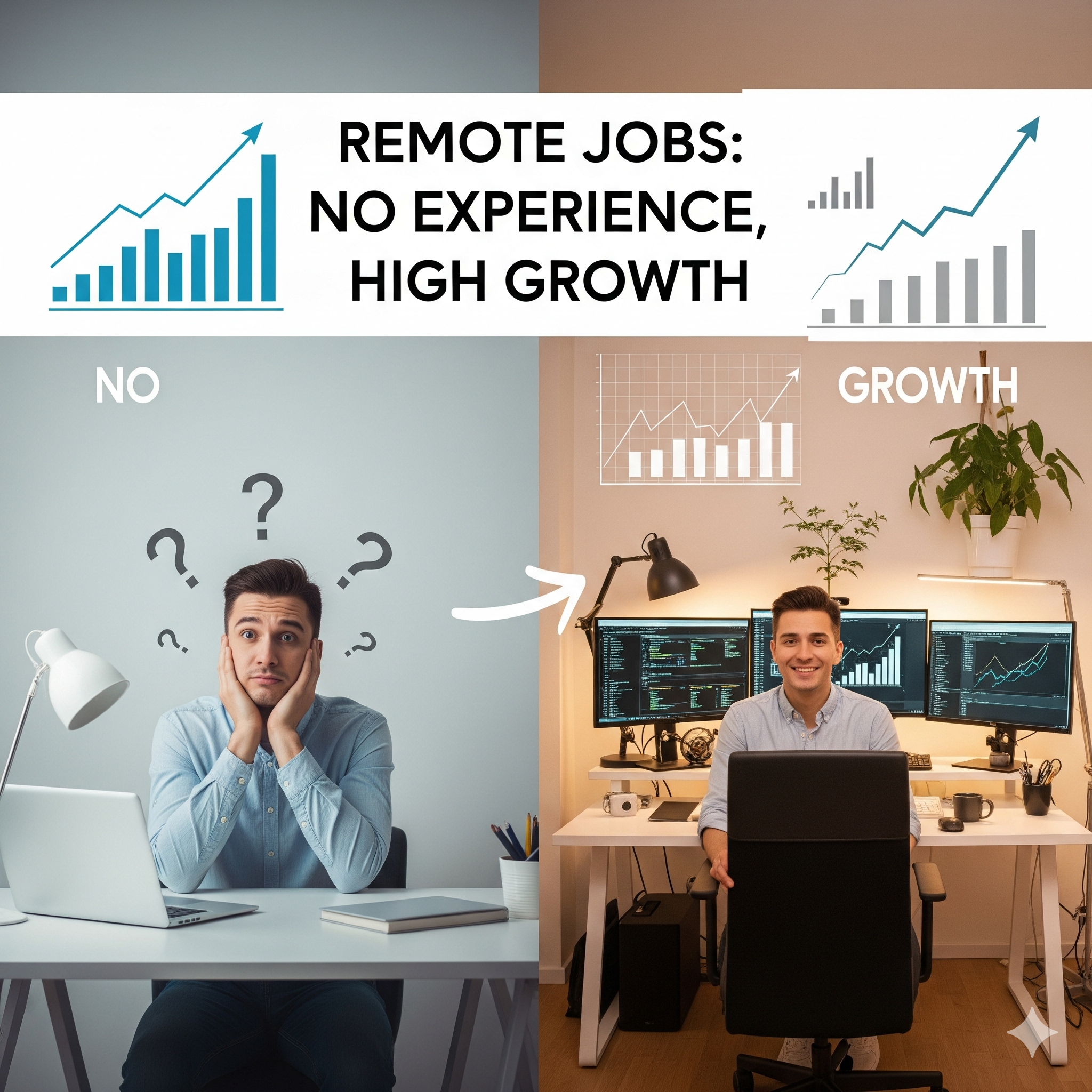 Remote Jobs That Require No Experience but Offer Growth