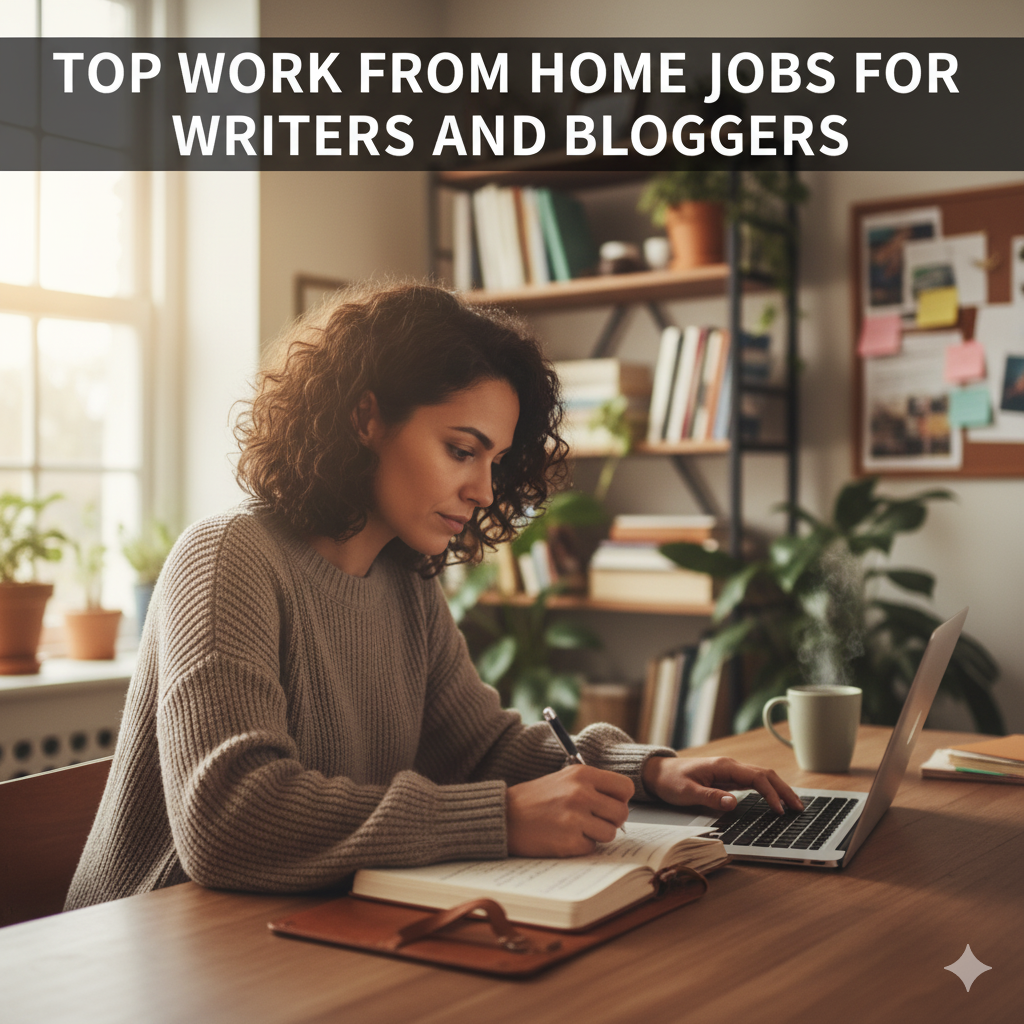 Top Work From Home Jobs for Writers and Bloggers