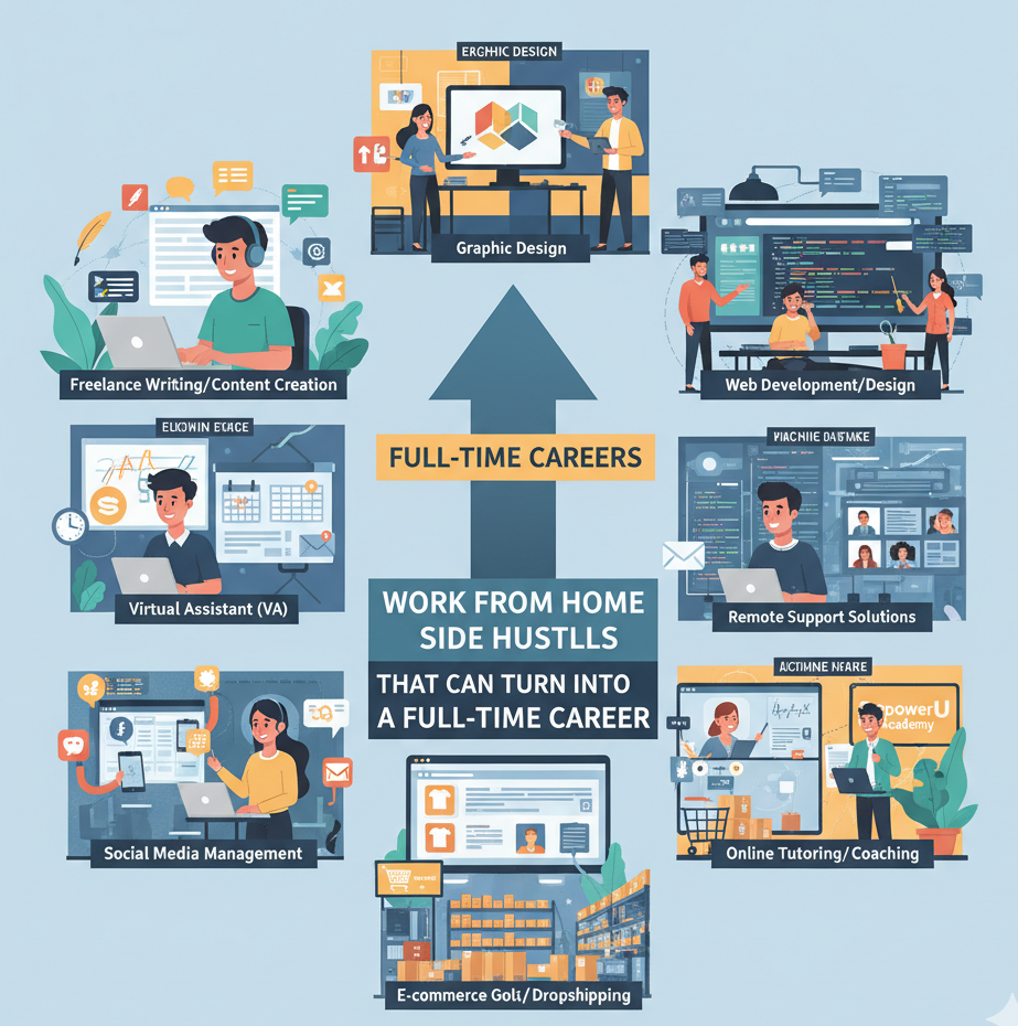 Work From Home Side Hustles That Can Turn Into Full-Time Careers