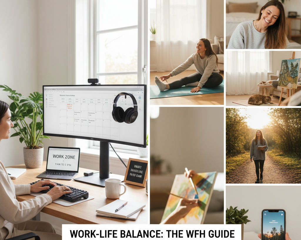 How to Maintain Work-Life Balance in a Work From Home Job