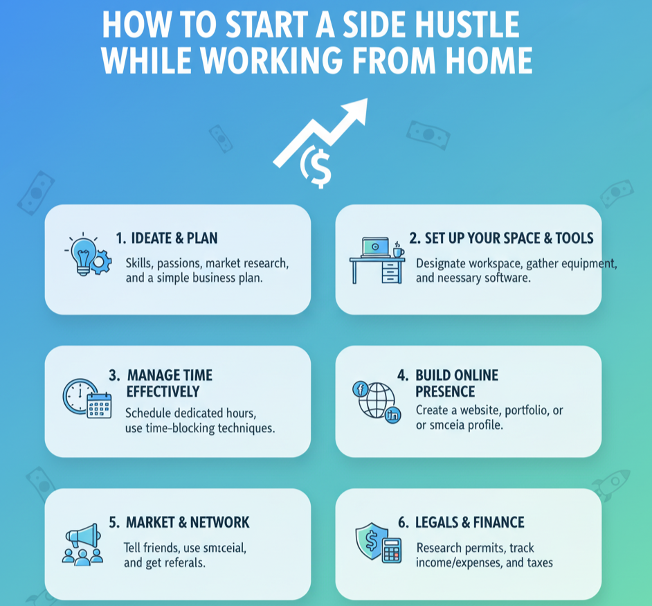 How to Start a Side Hustle While Working From Home