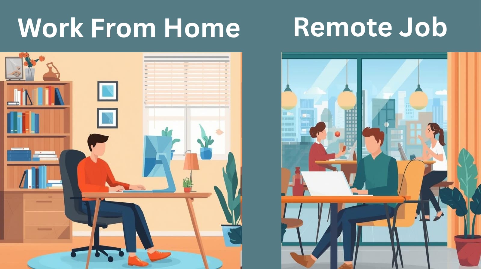 Work From Home VS Remote Jobs – The Difference