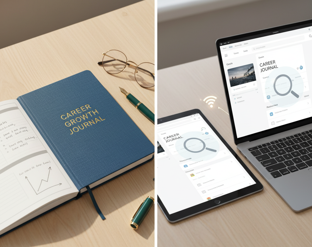 How to prepare a career growth journal