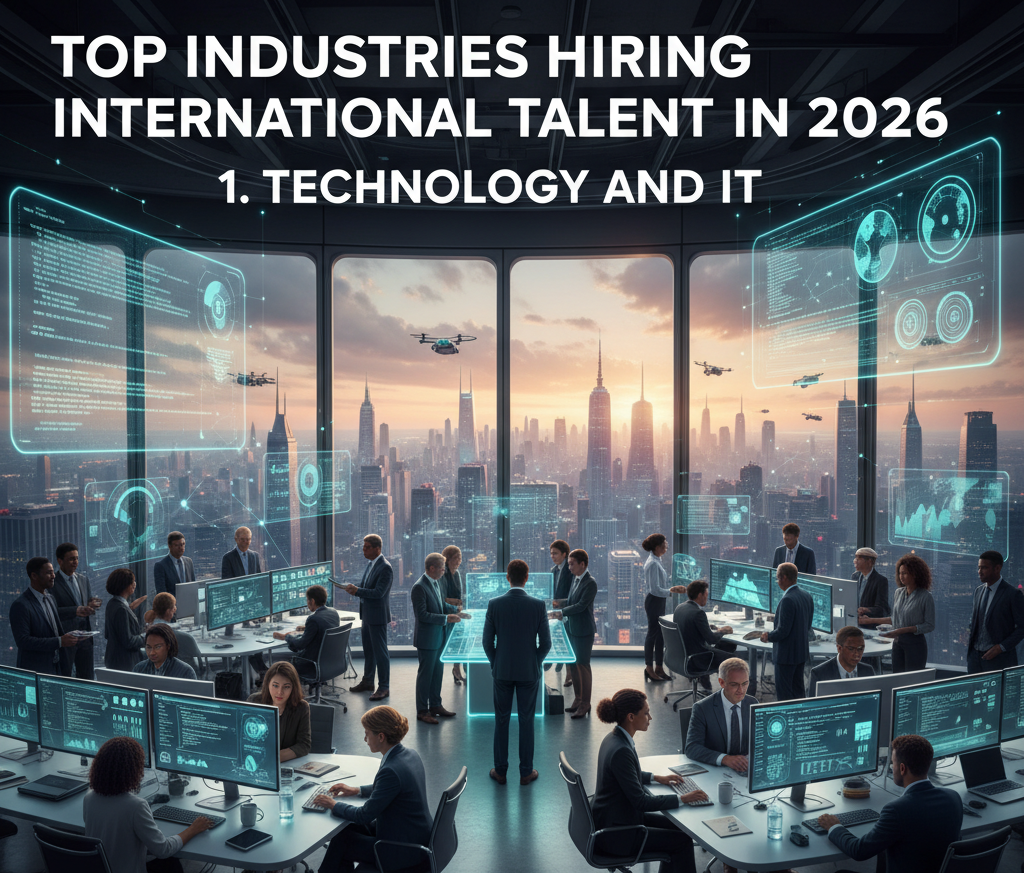 Top Industries Hiring International Talent in 2026
