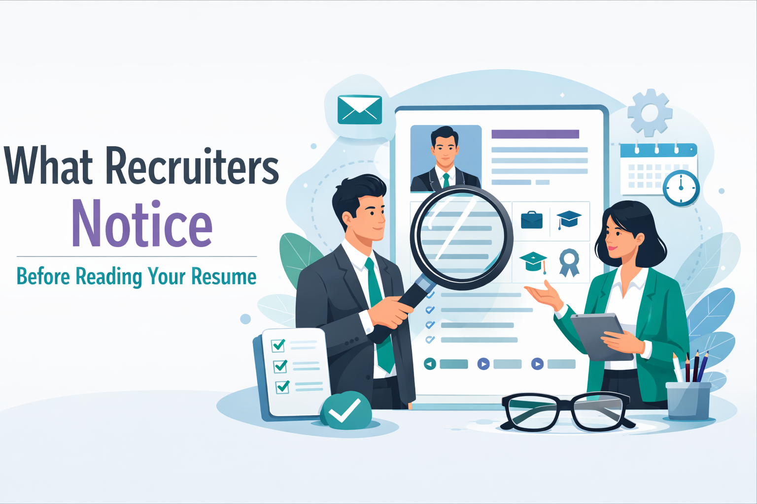 What Recruiters Notice Before Reading Your Resume