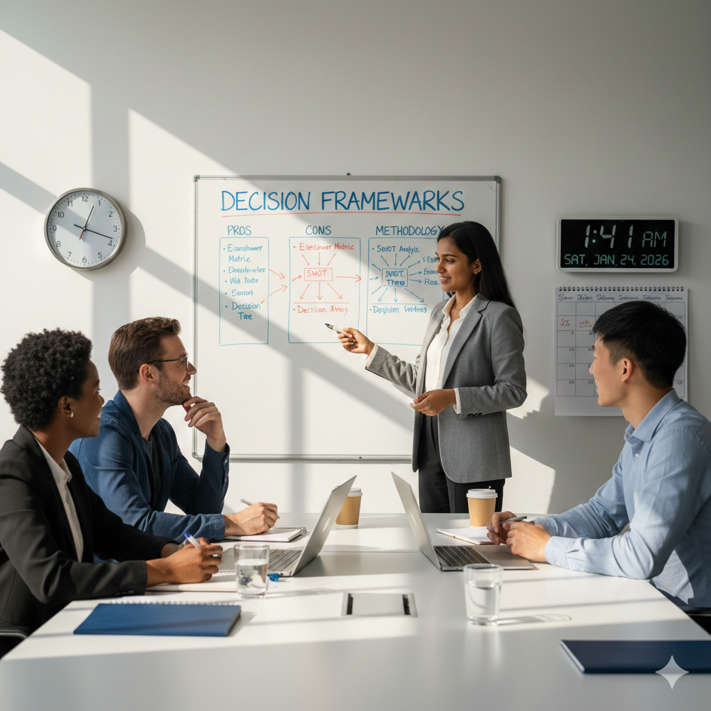 Why decision frameworks impress interviewers