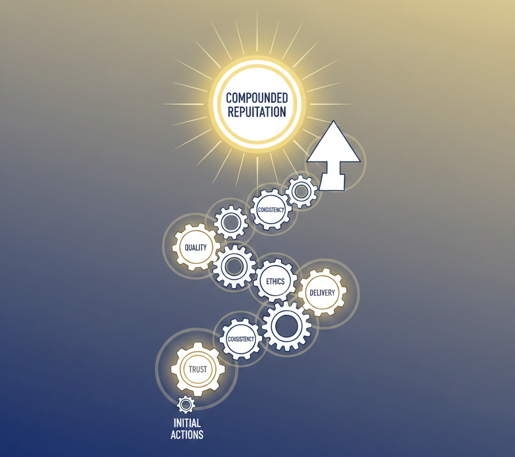 Why reputation compounds over time