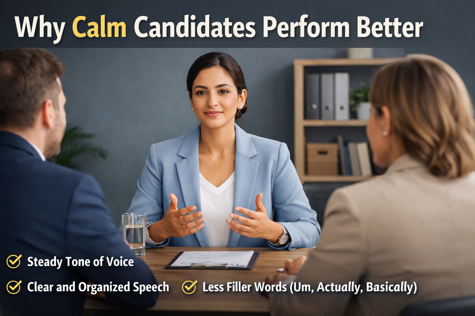 Why calm candidates perform better