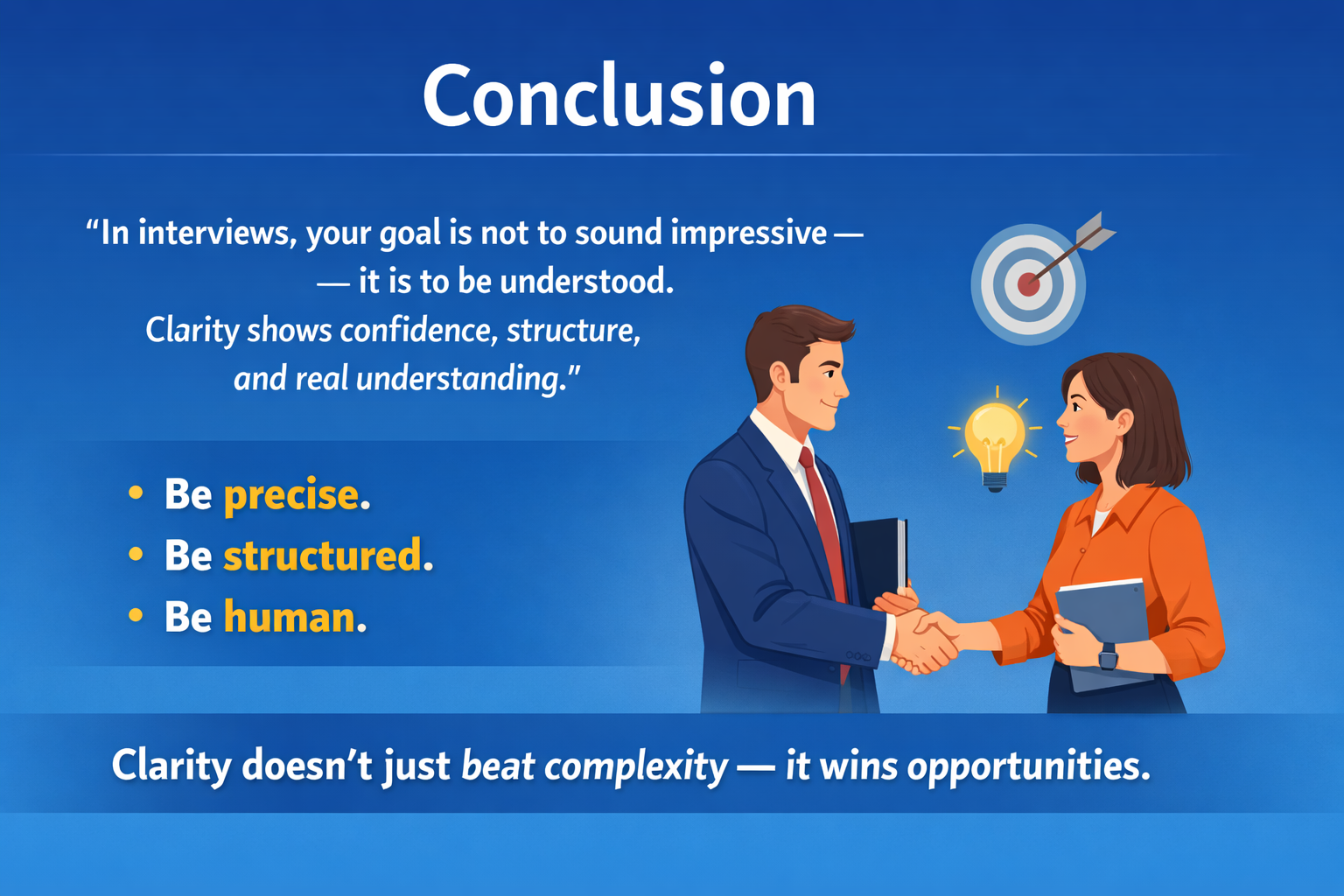 Why Clarity Beats Complexity in Interviews