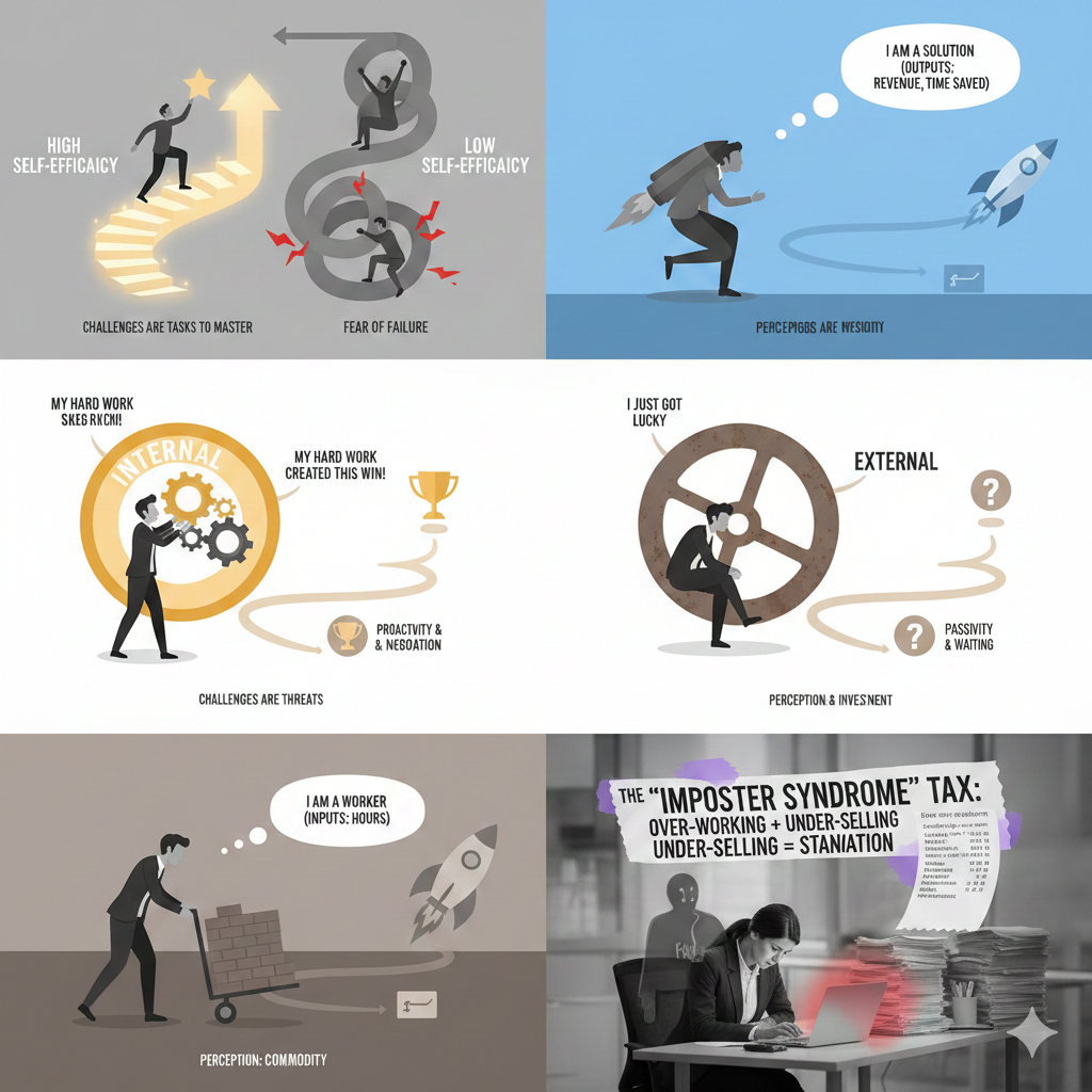 How internal perception shapes career progression