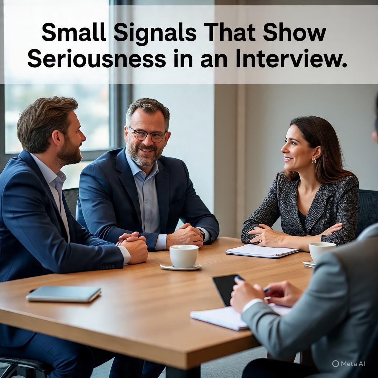 How recruiters assess seriousness in applicants