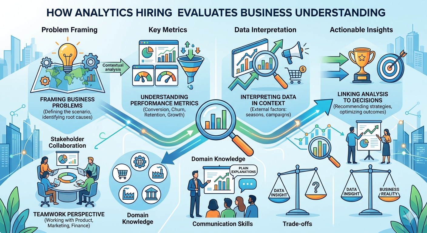 How analytics hiring evaluates business understanding