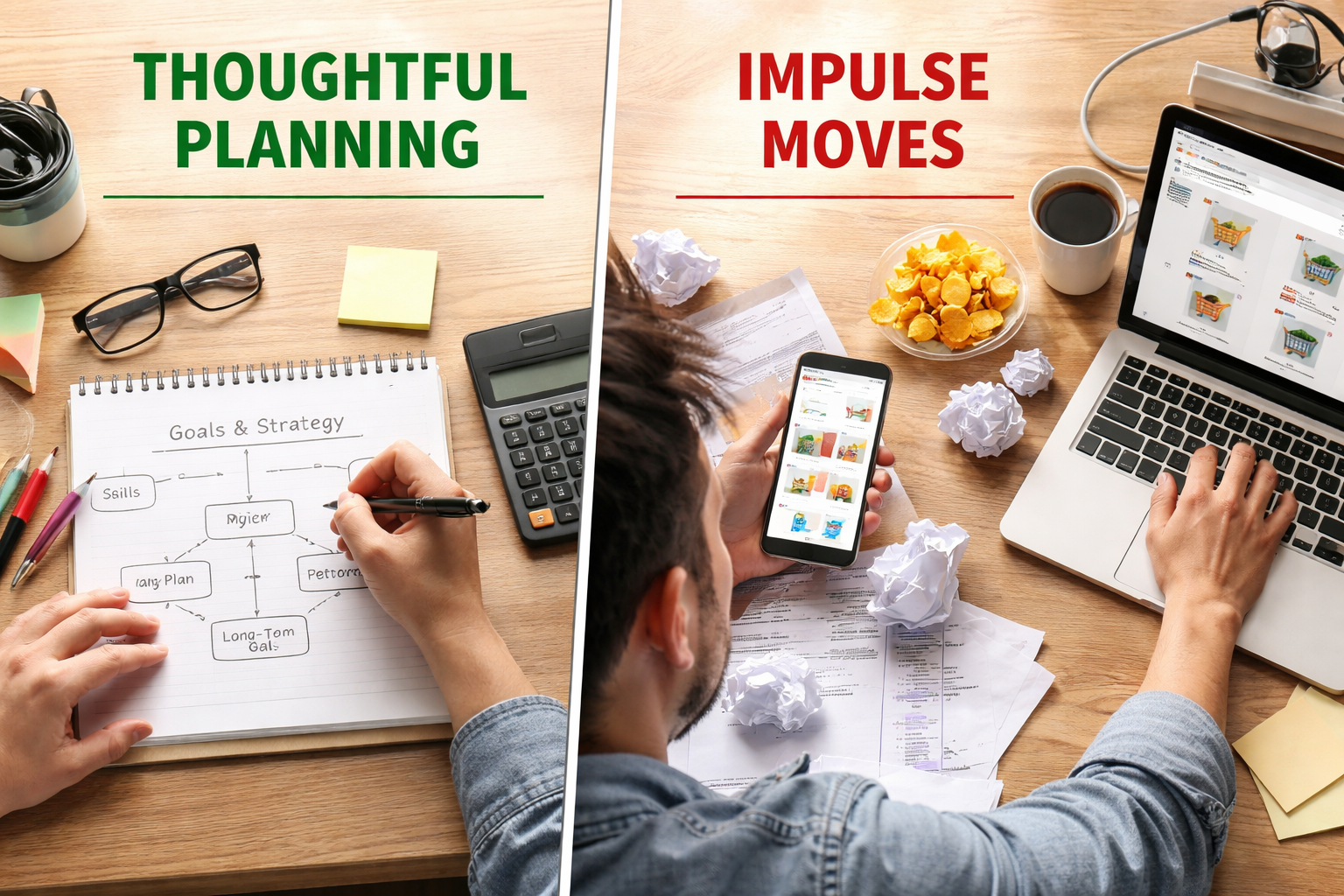 Why thoughtful planning beats impulse moves