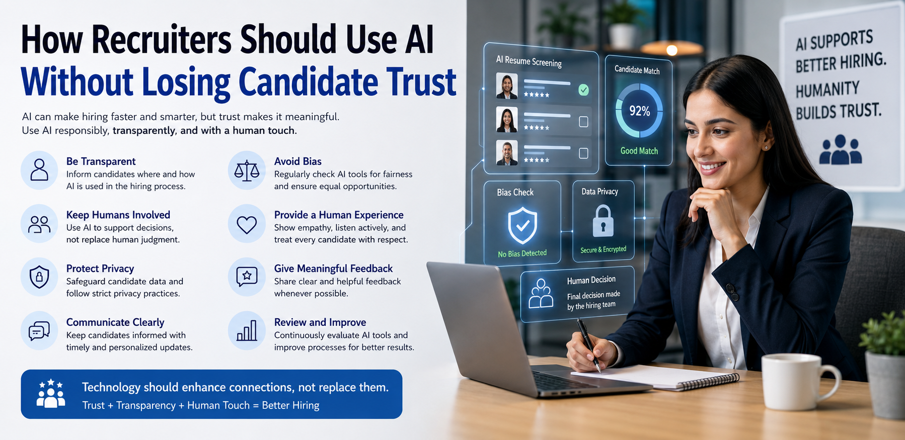 How Recruiters Should Use AI Without Losing Candidate Trust
