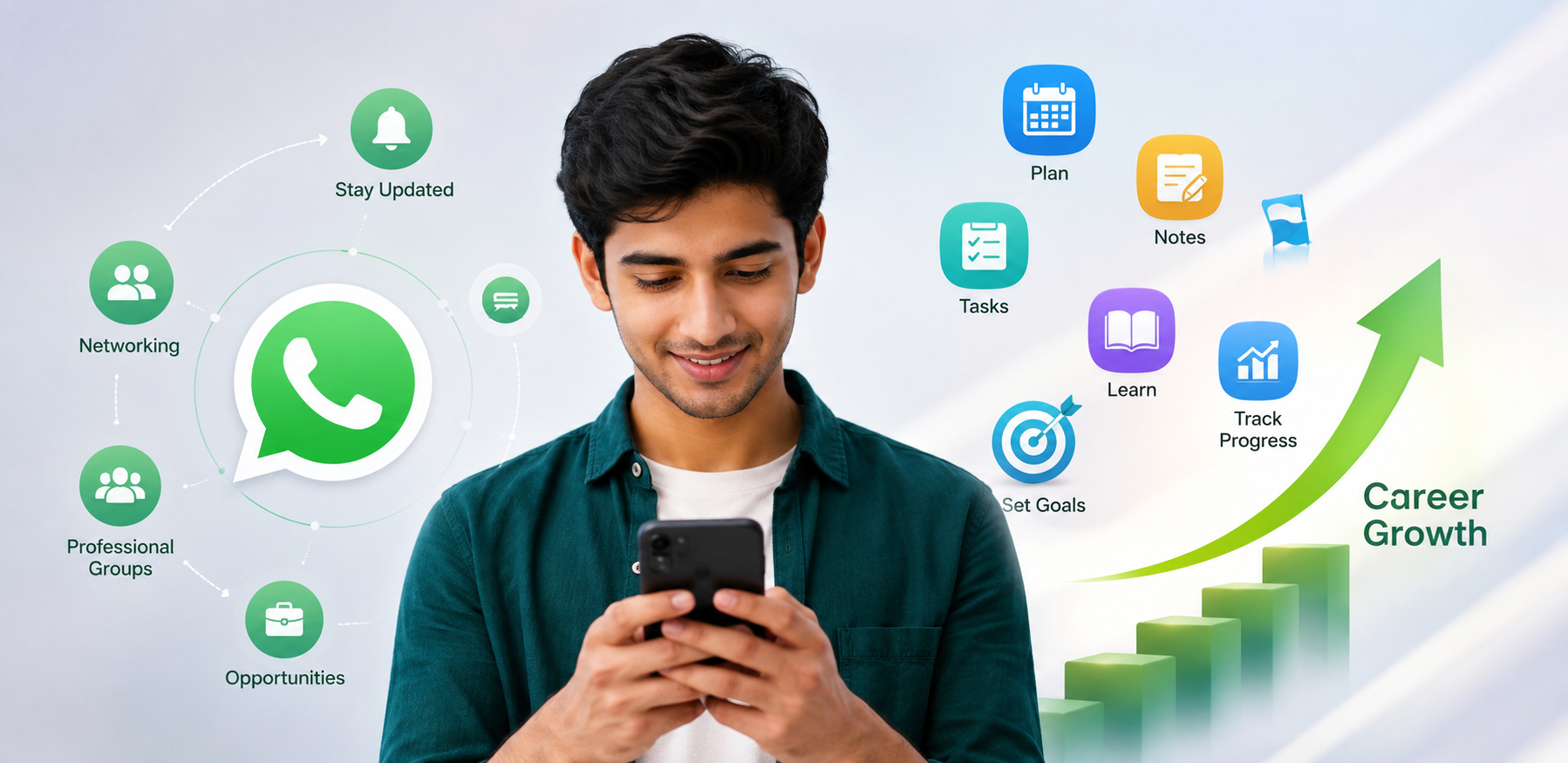 How to Use WhatsApp and Simple Apps to Manage Career Growth
