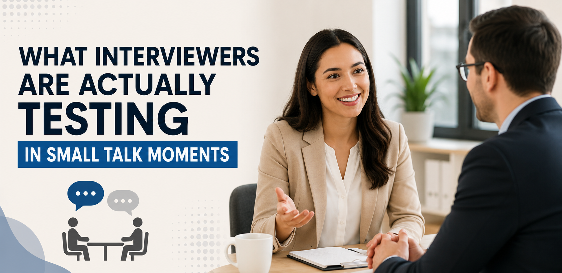 What Interviewers Are Actually Testing in Small Talk Moments