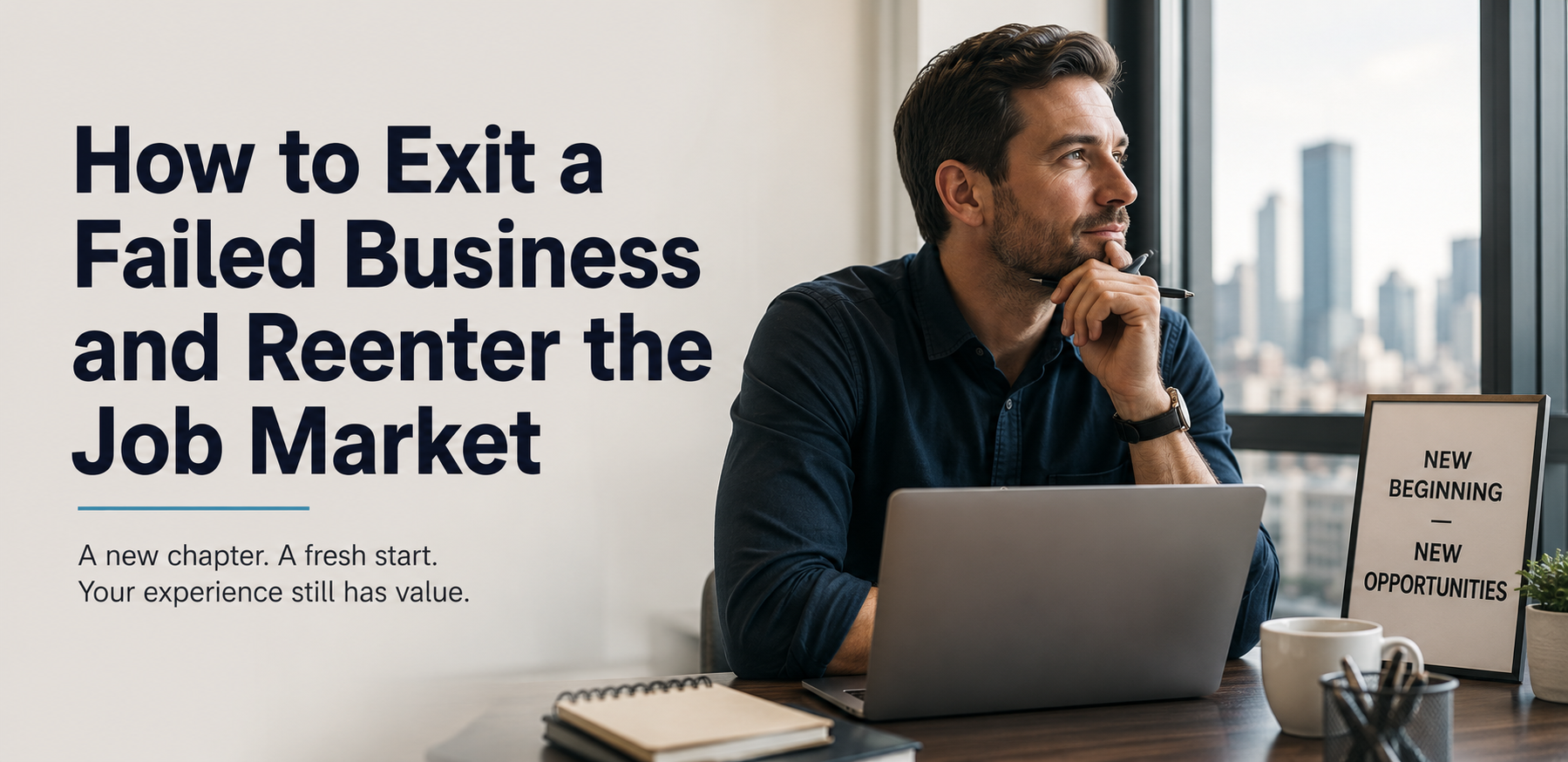 How to Exit a Failed Business and Reenter the Job Market