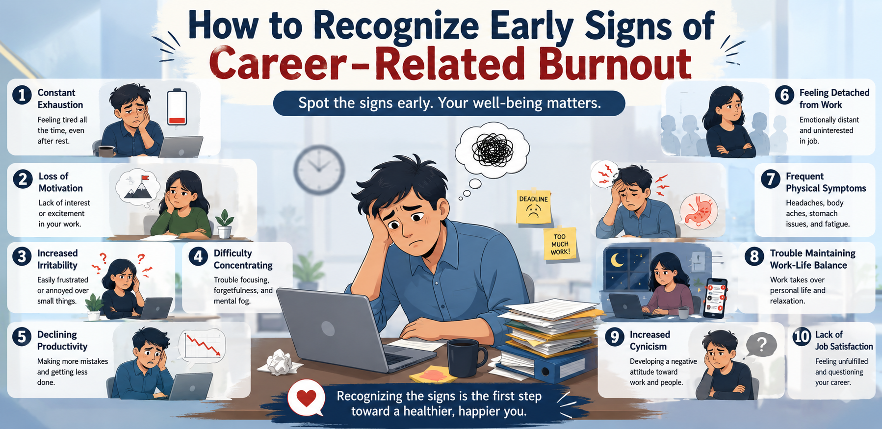 How to Recognize Early Signs of Career-Related Burnout