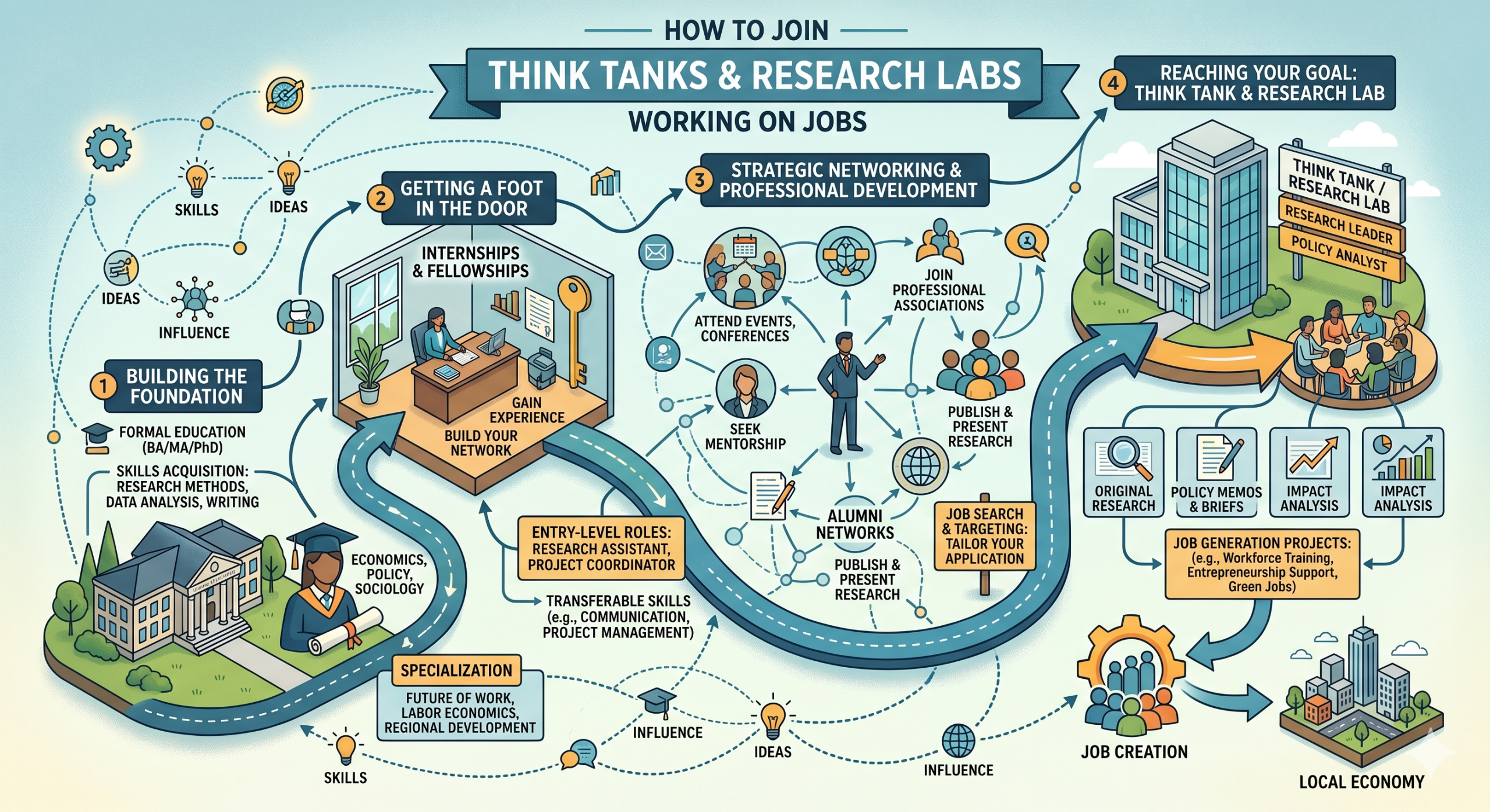 How to Join Think Tanks and Research Labs Working on Jobs