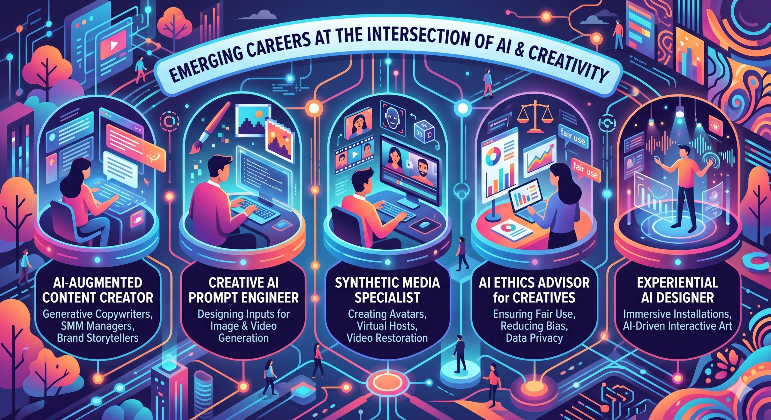 Emerging Careers at the Intersection of AI and Creativity