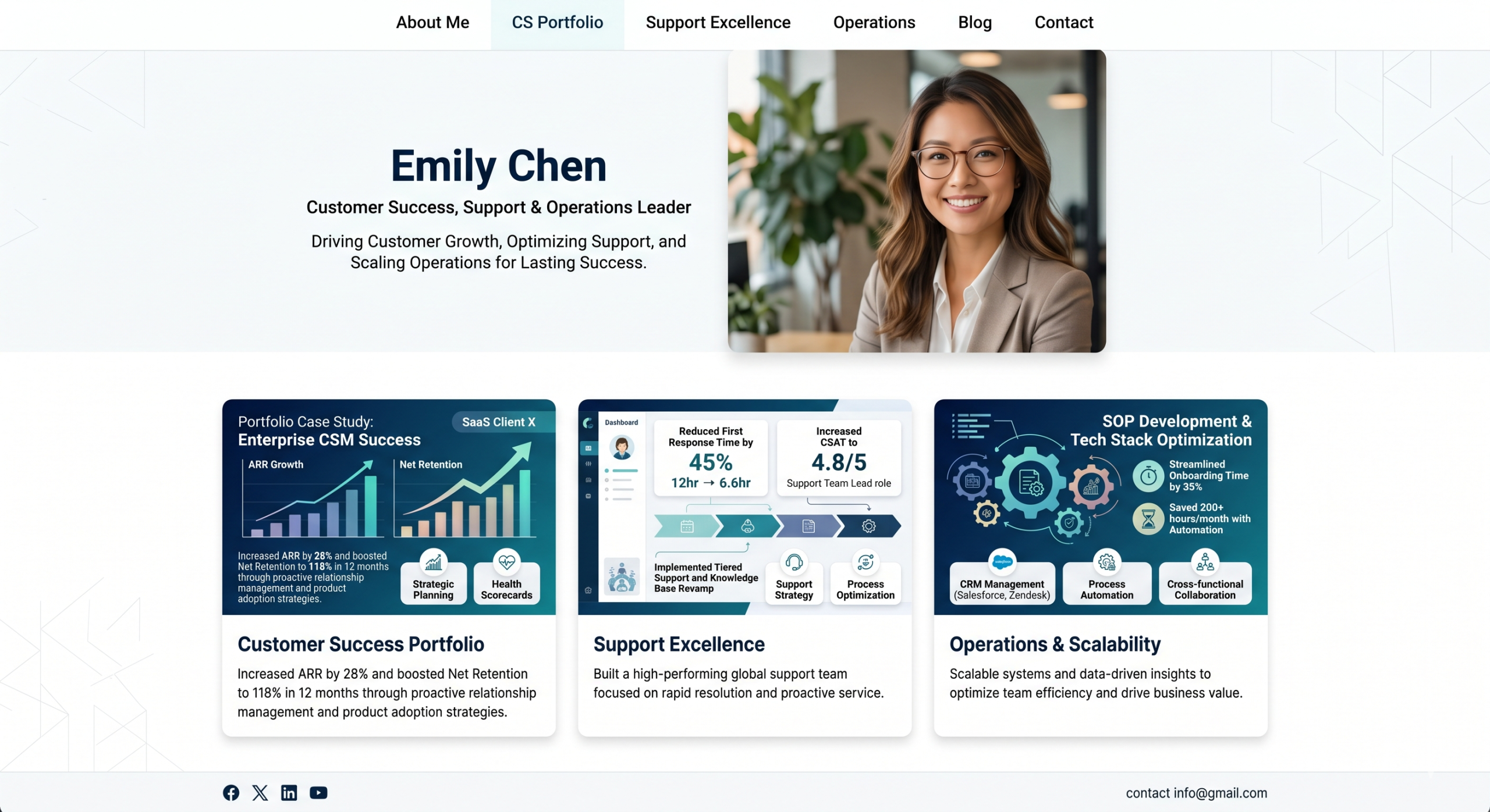 Portfolio Ideas for Customer Success, Support and Operations