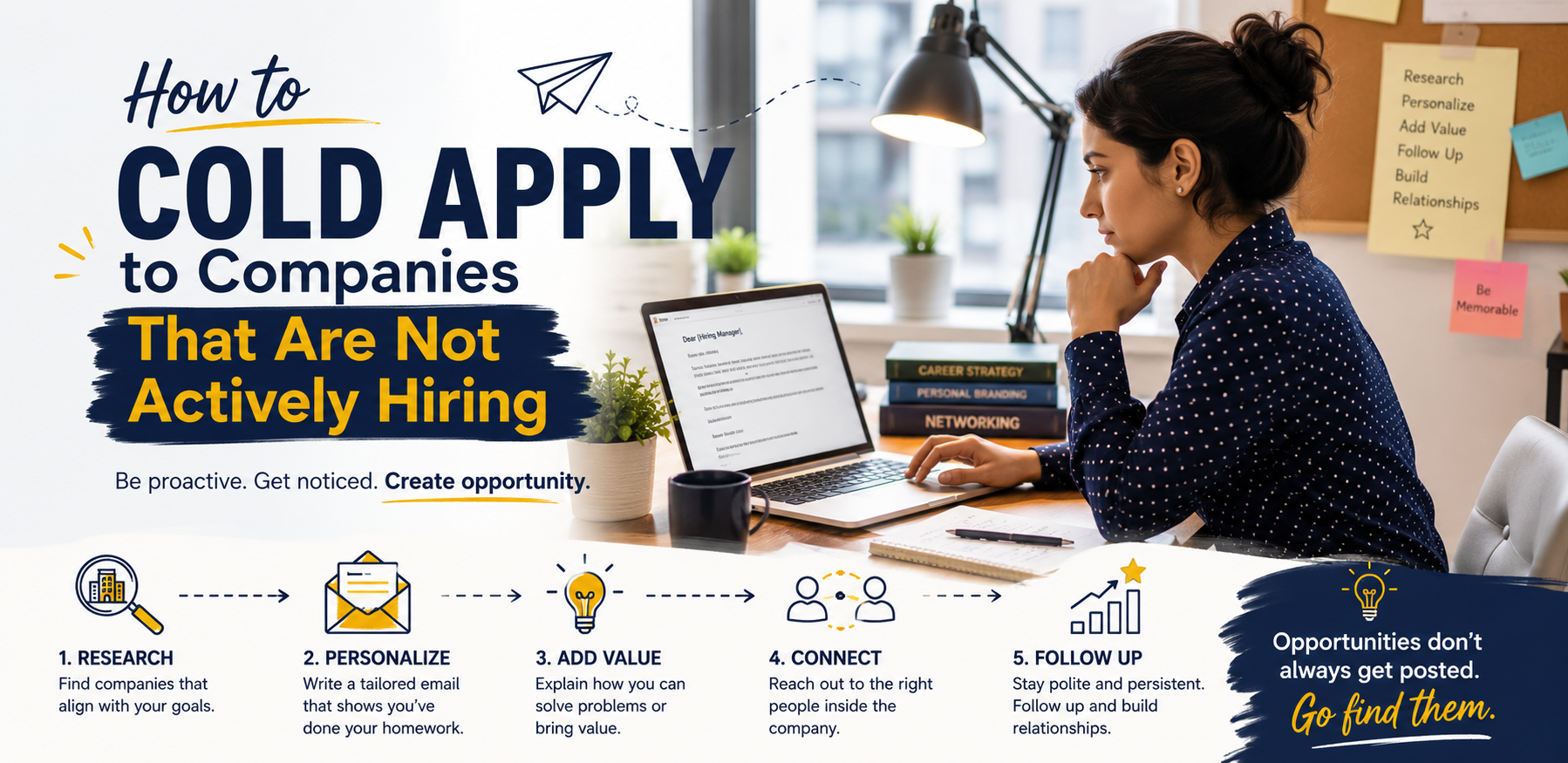 How to Cold Apply to Companies That Are Not Actively Hiring