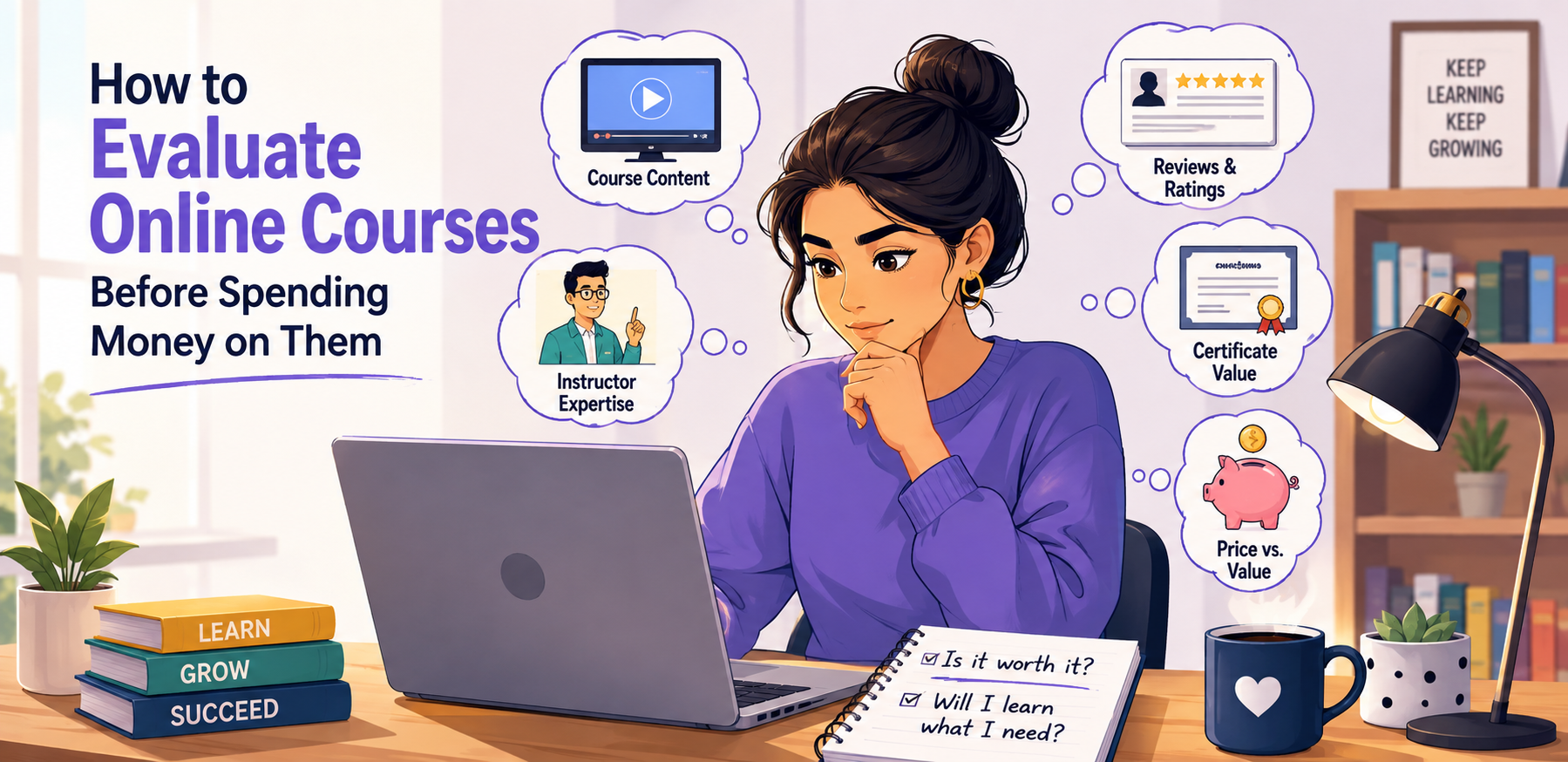 How to Evaluate Online Courses Before Spending Money on Them