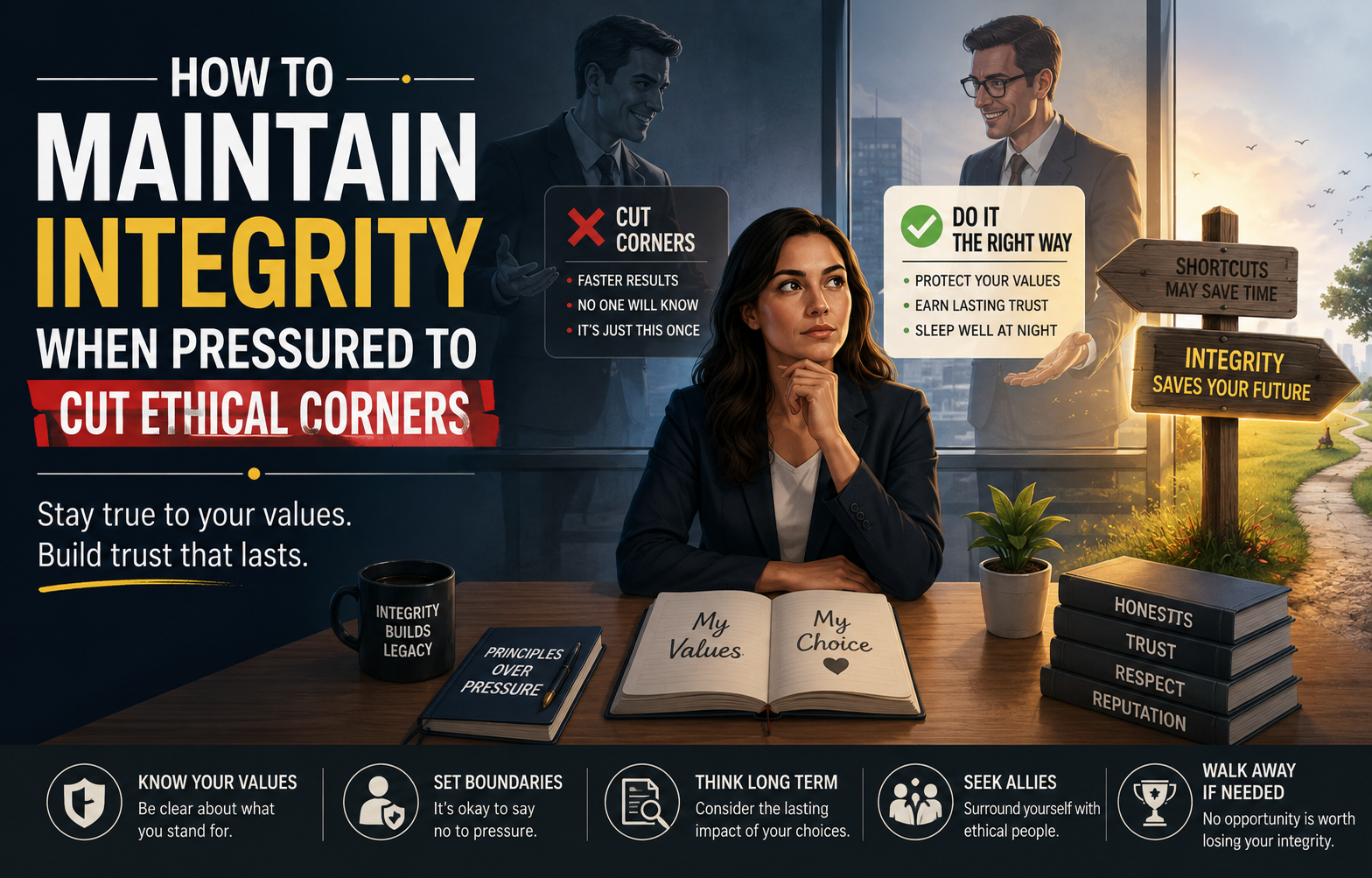 How to Maintain Integrity When Pressured to Cut Ethical Corners