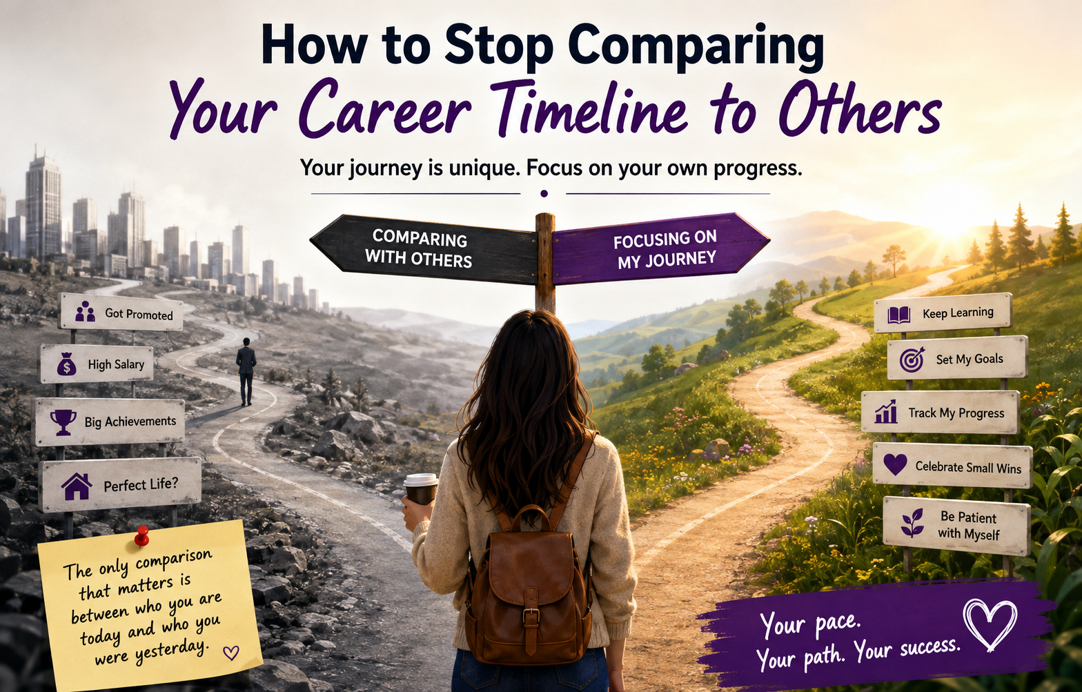 How to Stop Comparing Your Career Timeline to Others