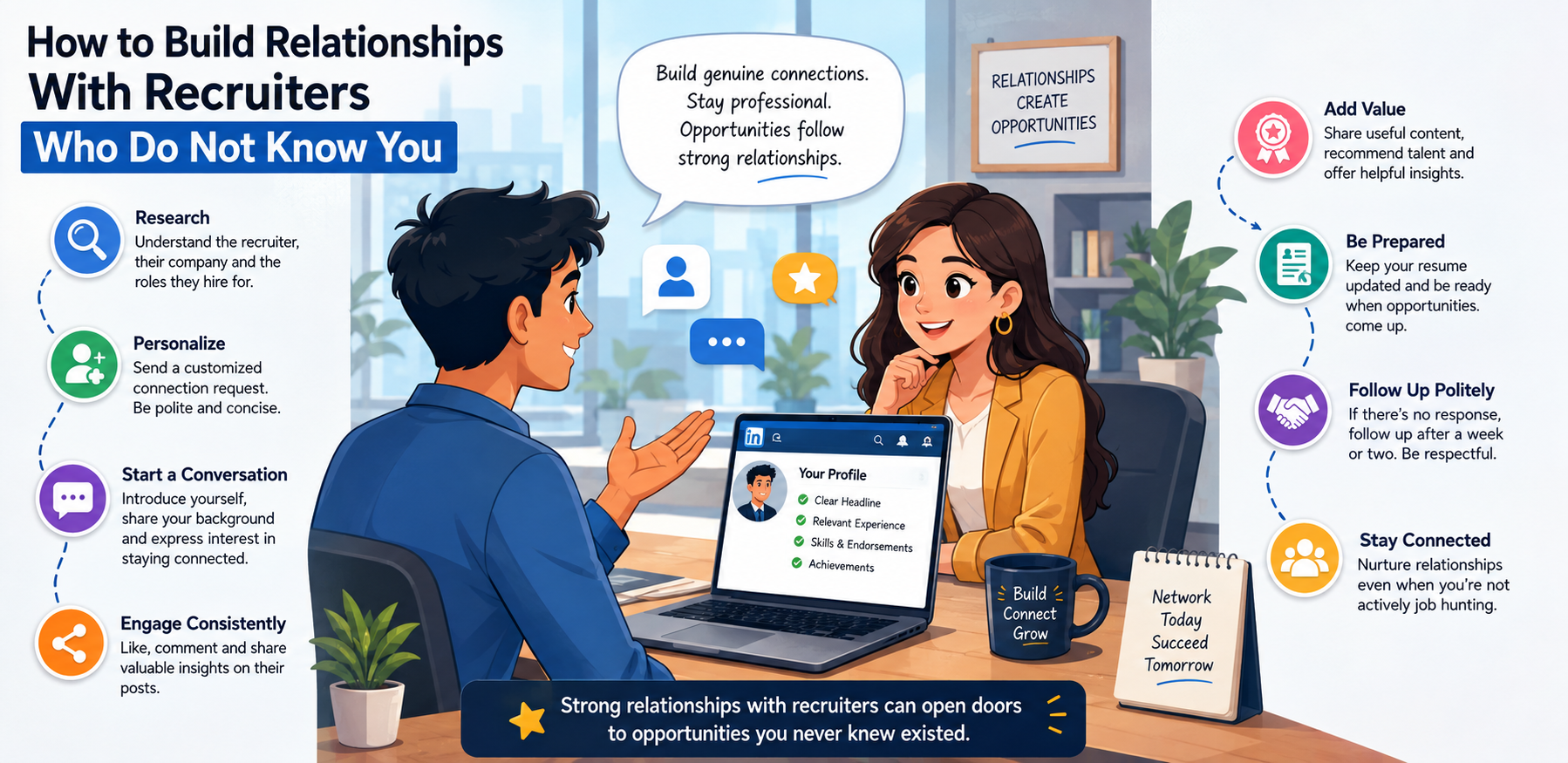 How to Build Relationship with Recruiters Who Do Not Know You