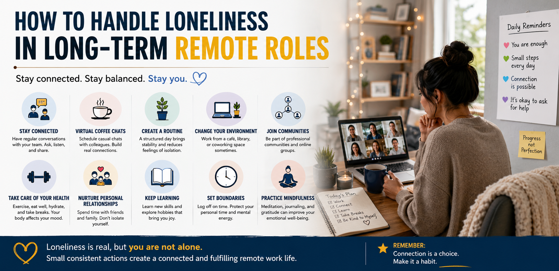 How to Handle Loneliness in Long-Term Remote Roles