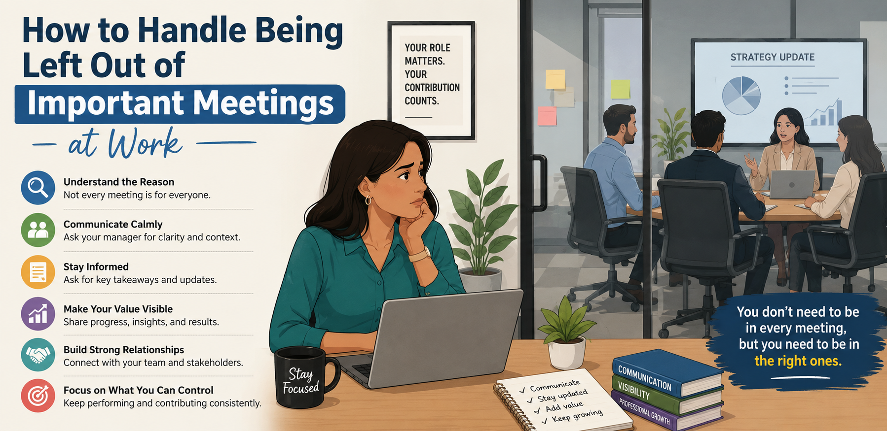 How to Handle Being Left Out of Important Meetings at Work