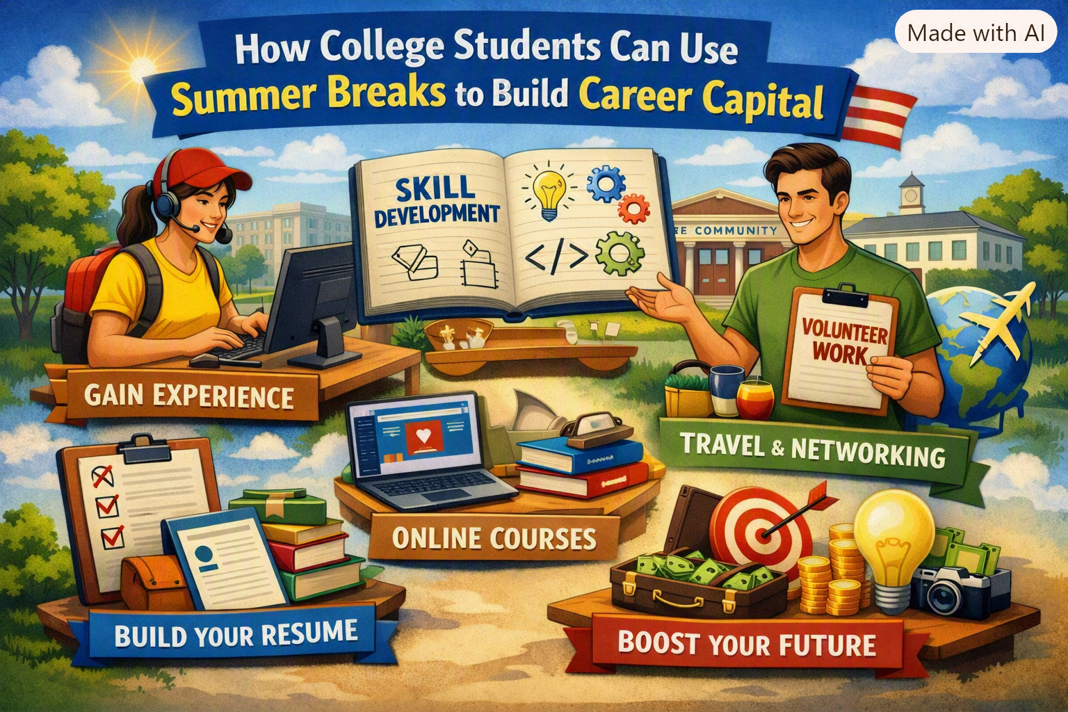 College Students Can Use Summer Breaks to Build Career Capital