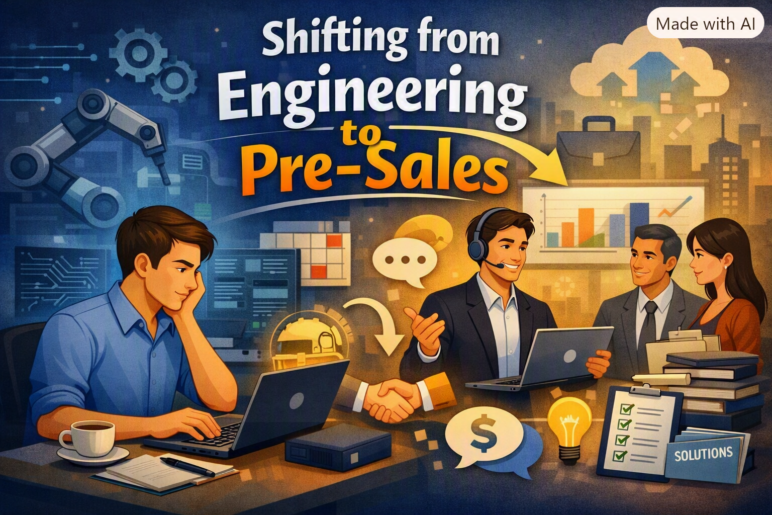 How to Shift From Engineering to Pre-Sales or Solution Architecture