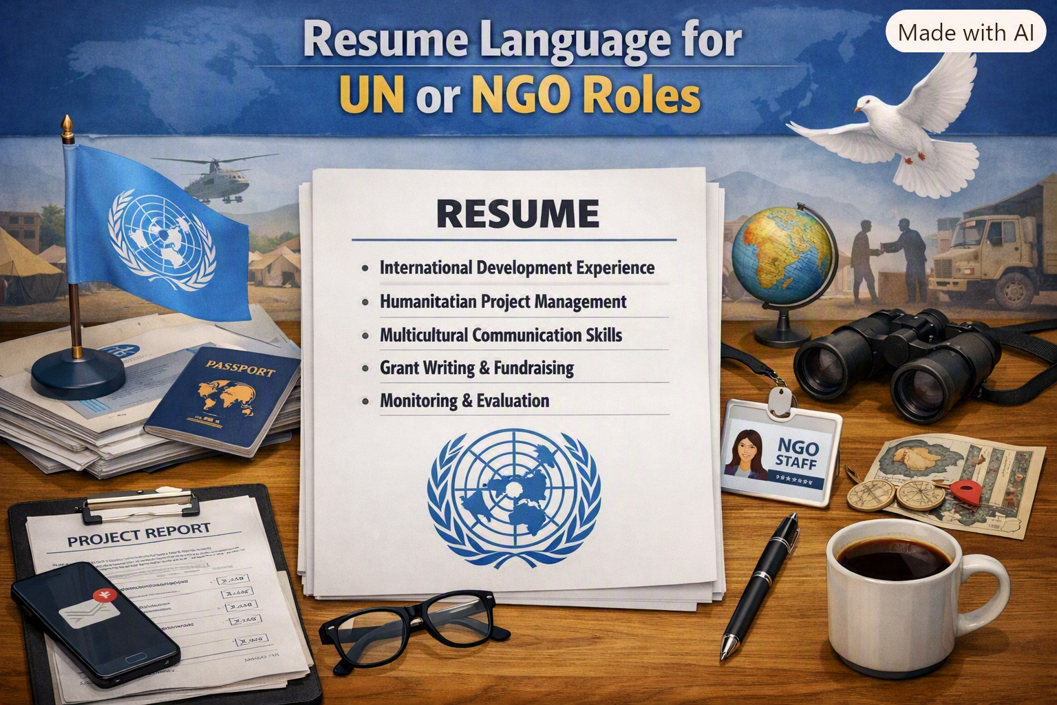 Resume Language for Professionals Targeting UN or NGO Roles