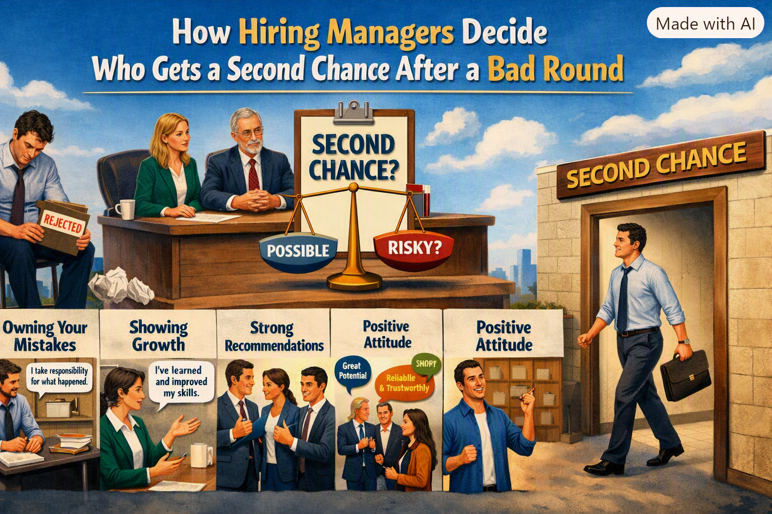 Hiring Managers Decide Who Get Second Chance After Bad Round