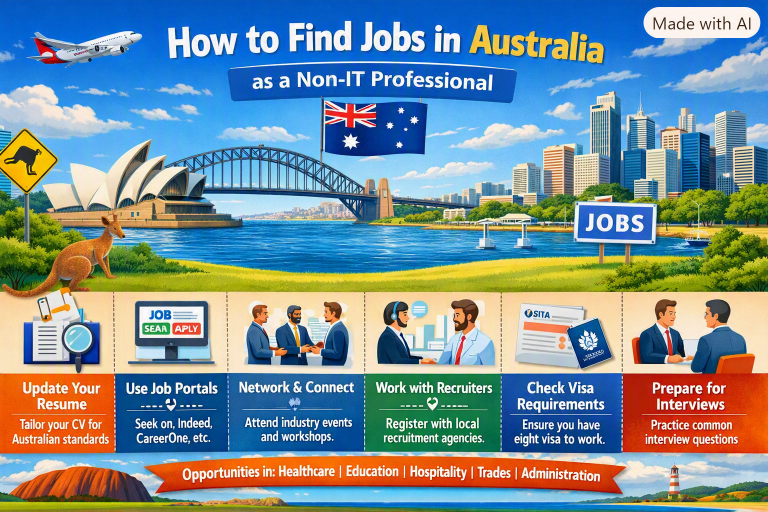 How to Find Jobs in Australia as a Non-IT Professional
