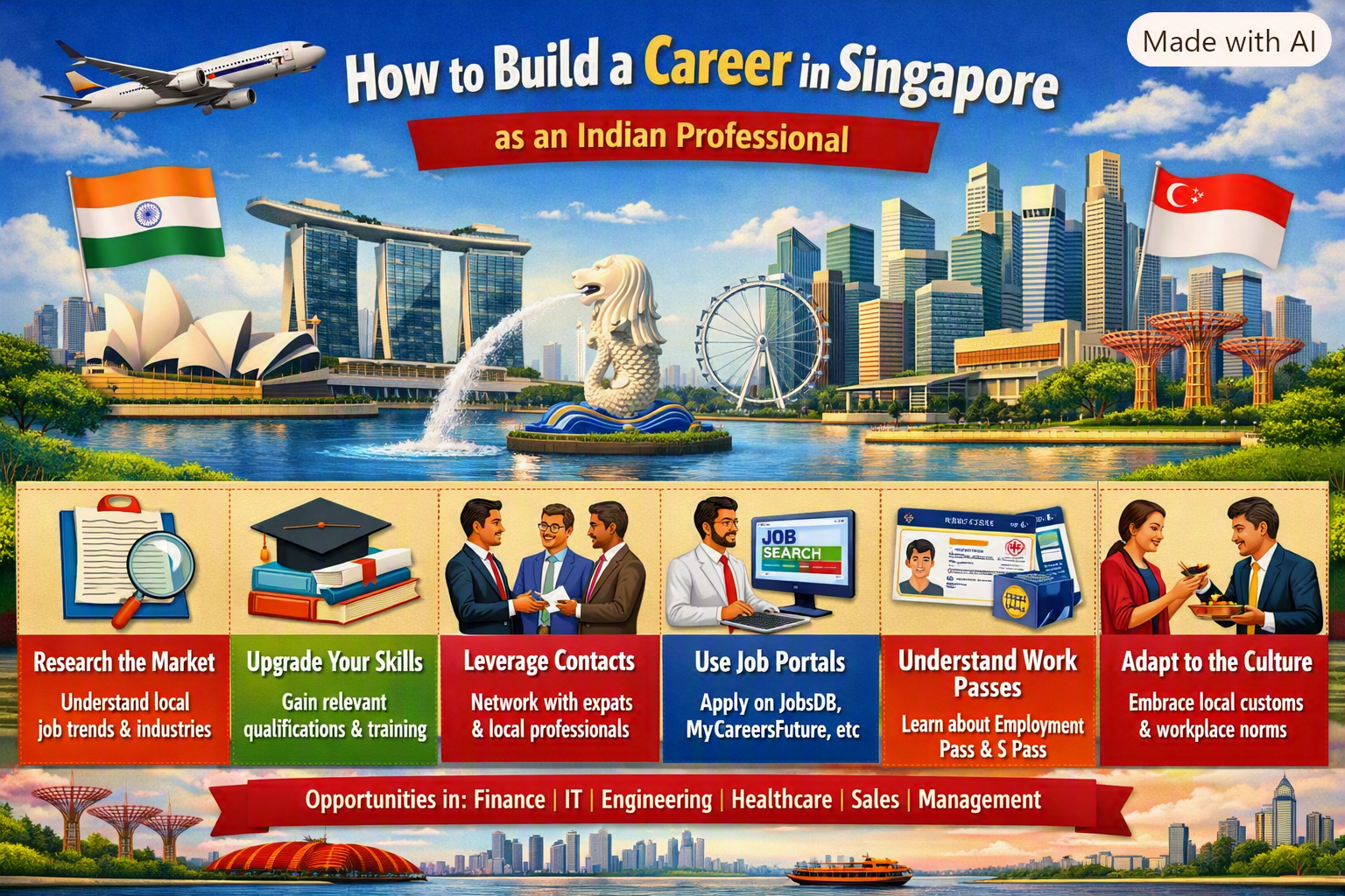 How to Build a Career in Singapore as an Indian Professional