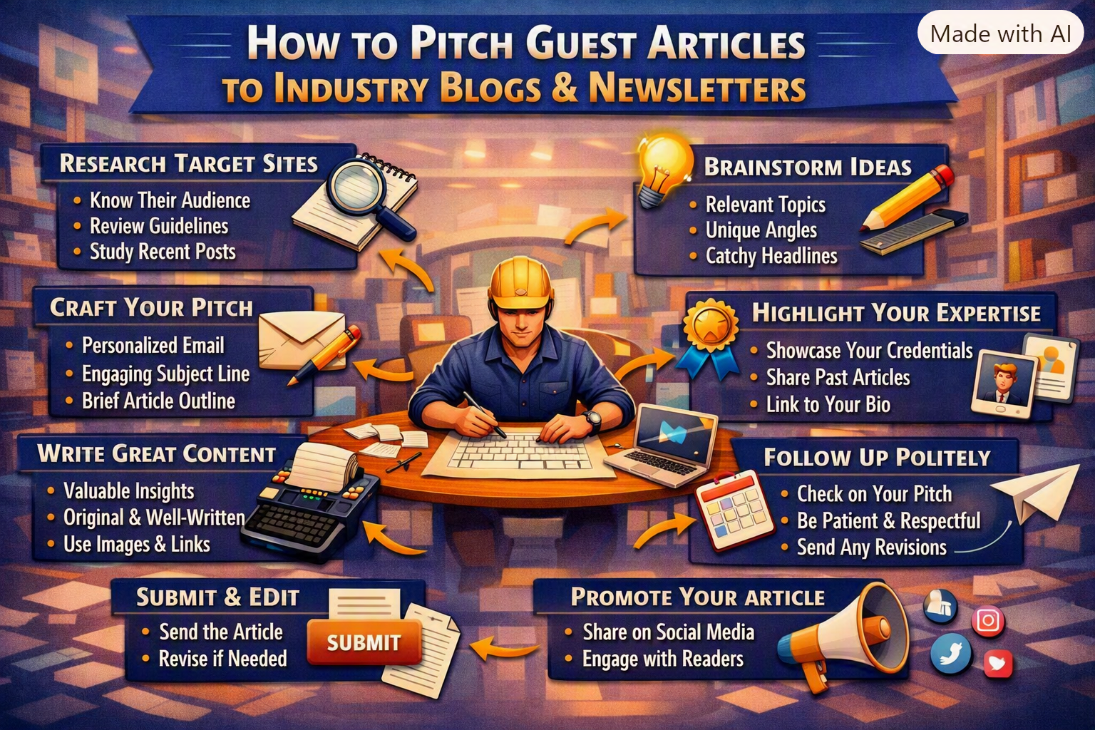 How to Pitch Guest Articles to Industry Blogs and Newsletters