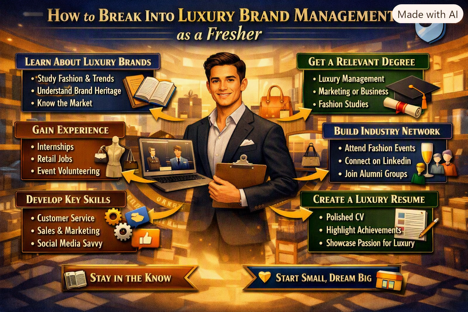 How to Break Into Luxury Brand Management as a Fresher