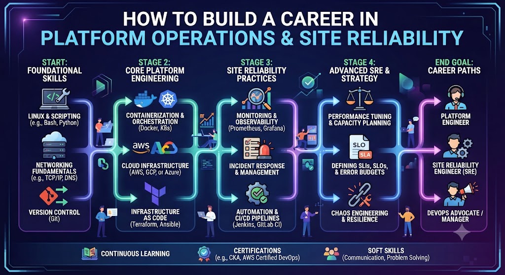 How to Build a Career in Platform Operations and Site Reliability