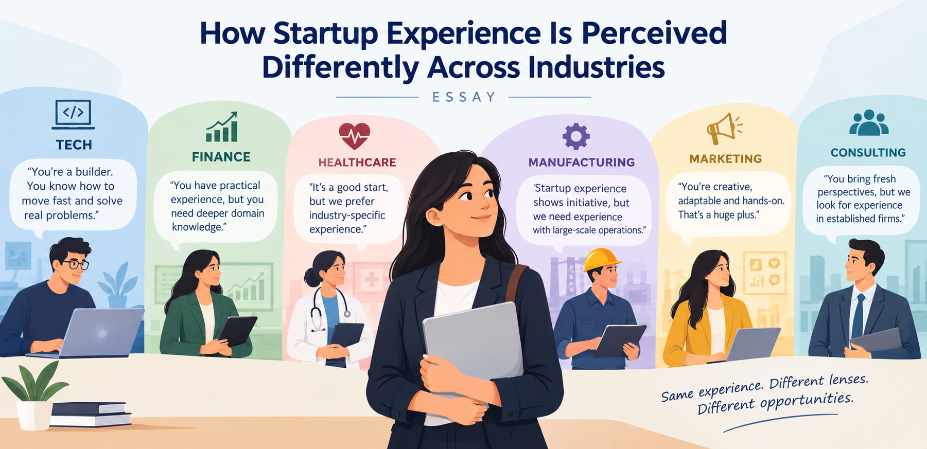 Startup Experience Is Perceived Differently Across Industries Essay