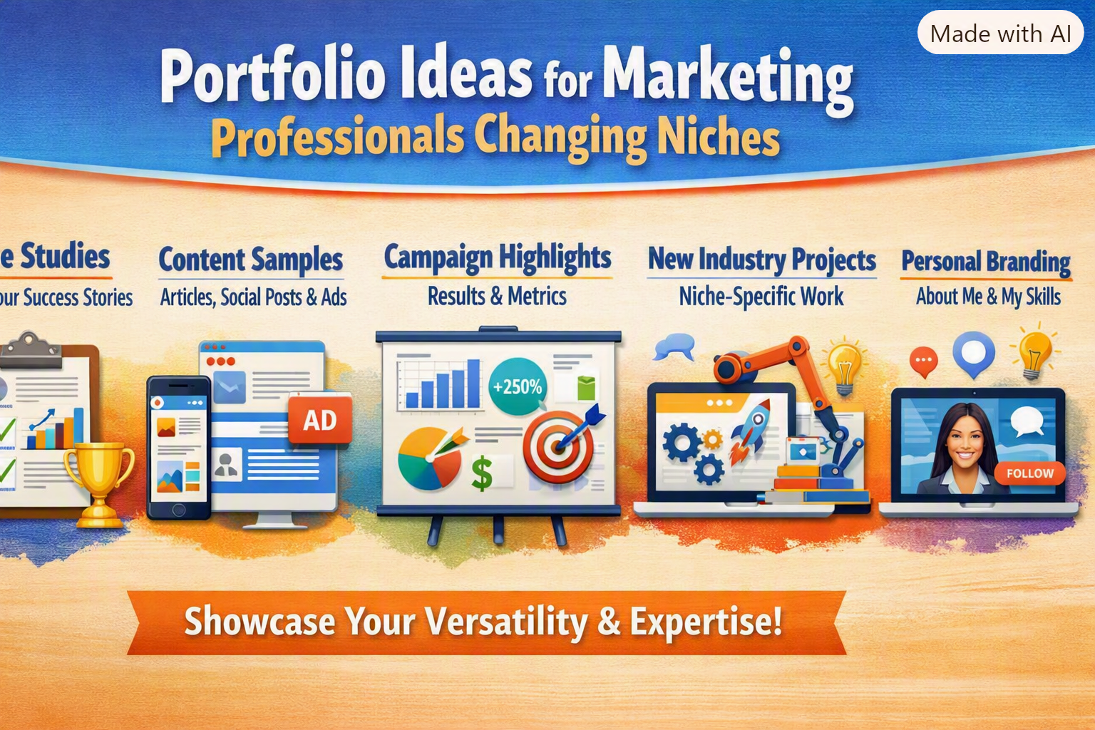 Portfolio Ideas for Marketing Professionals Changing Niches