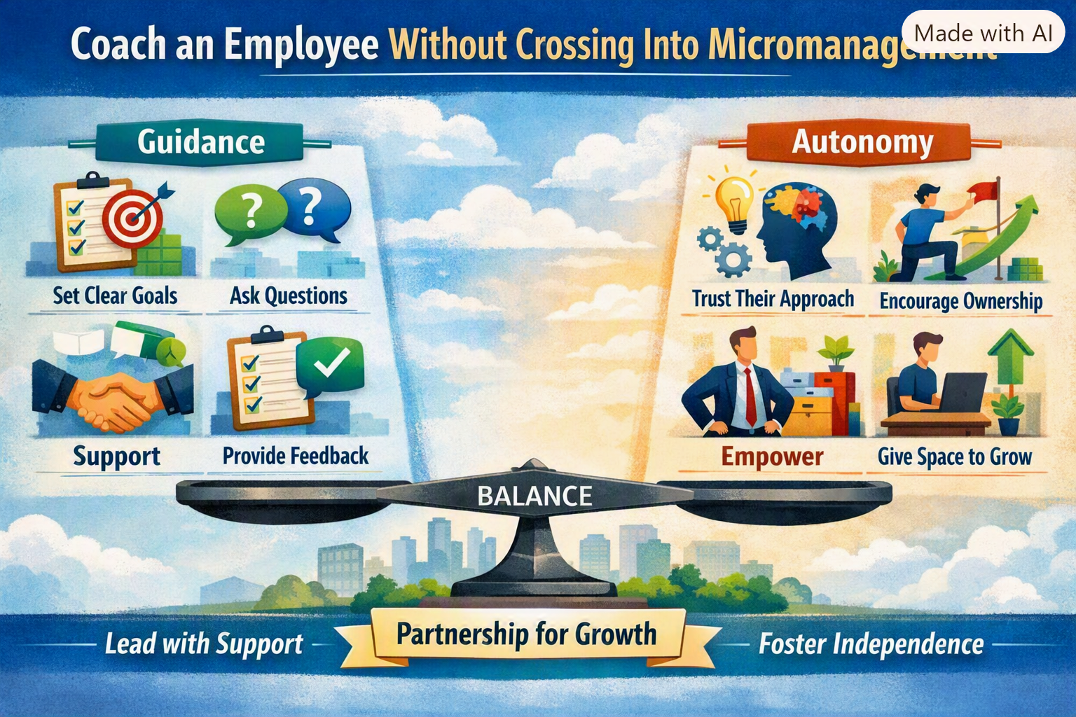 Coach an Employee Without Crossing Into Micromanagement