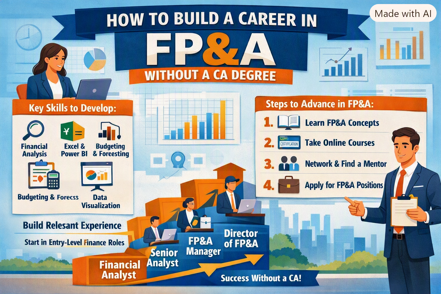 How to Build a Career in FP&A without a CA Degree