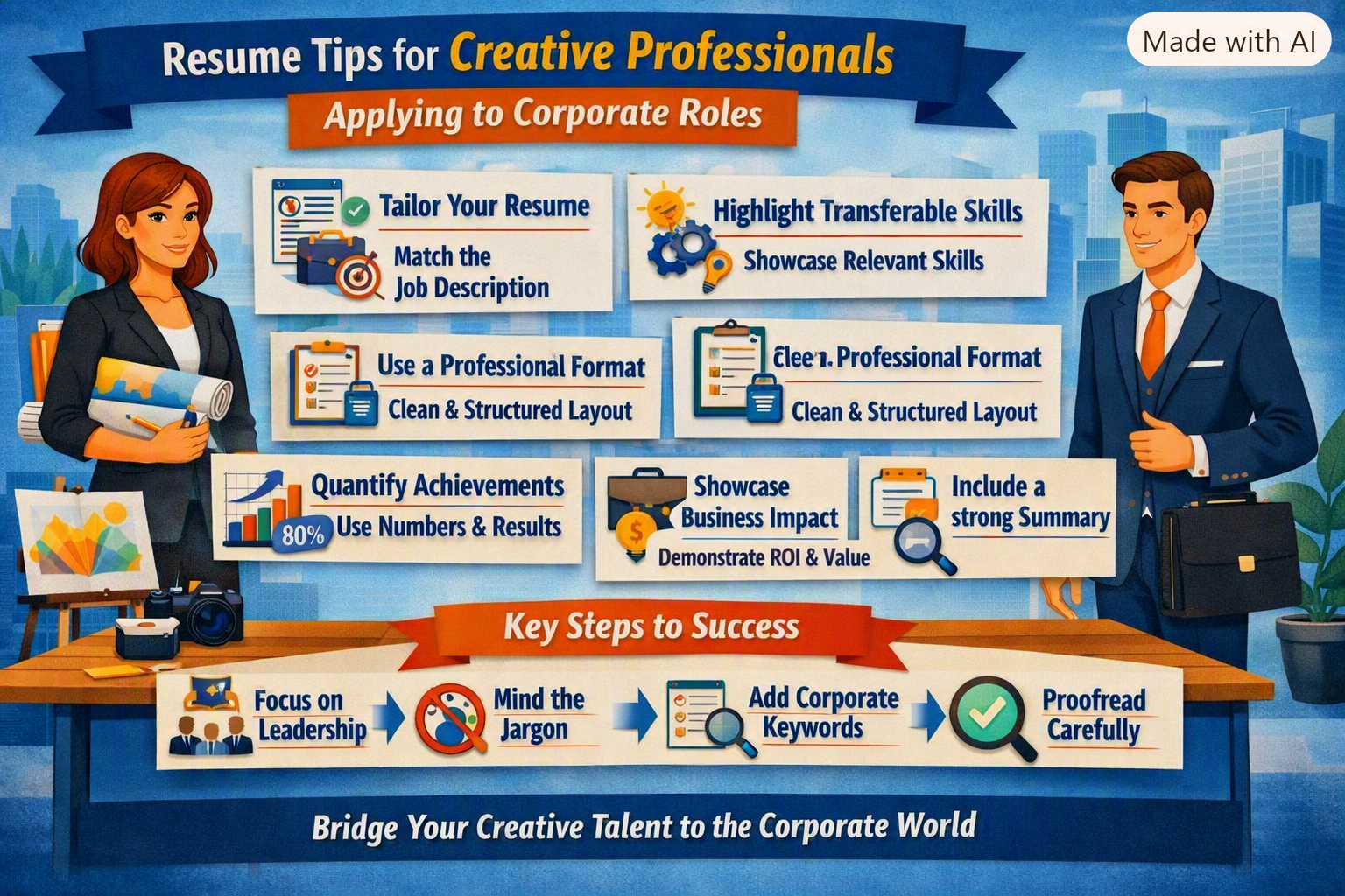 Resume Tips for Creatives Applying to Corporate Roles