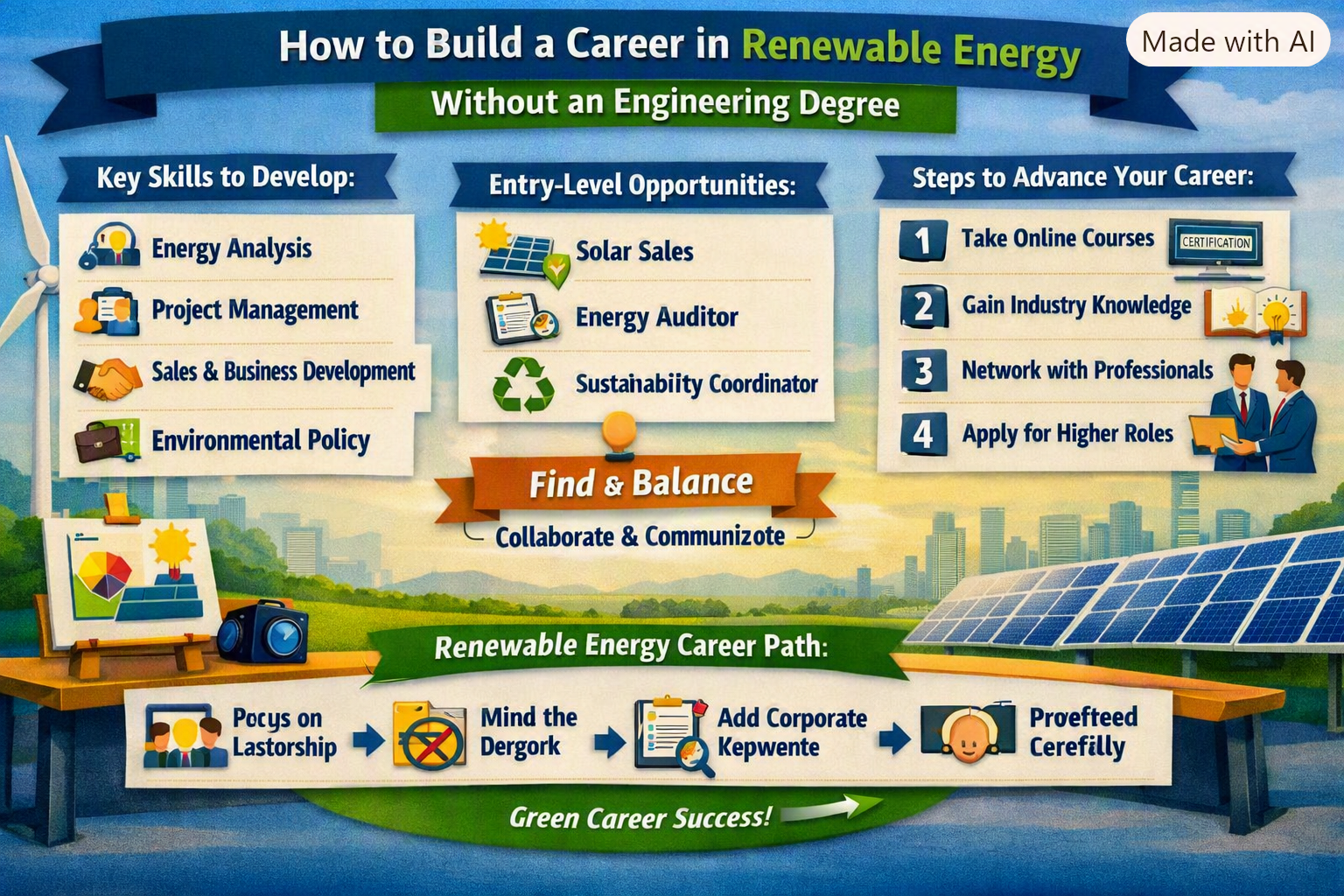 Build a Renewable Energy Career Without an Engineering Degree