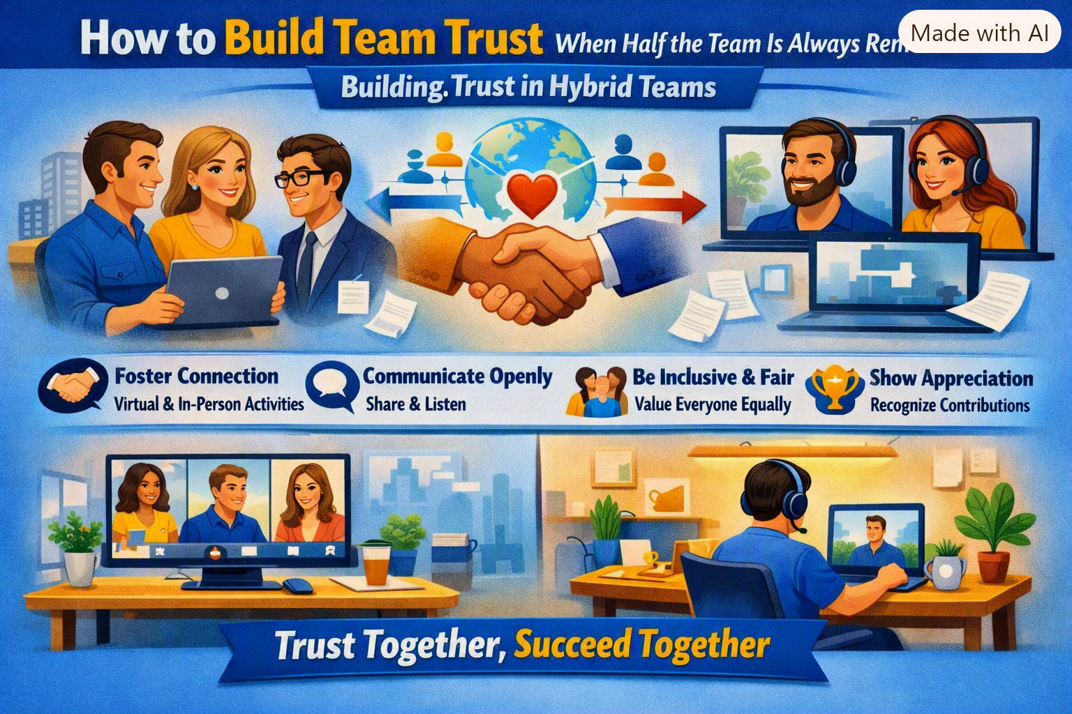 How to Build Trust in a Mostly Remote Team